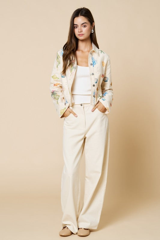 Barrel Cotton Pants With Pockets