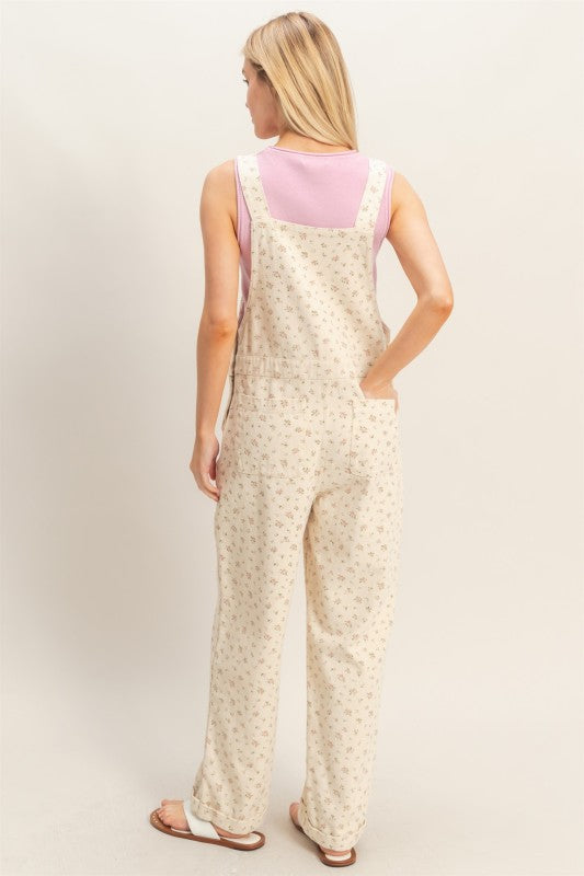 Floral Patterned Overall