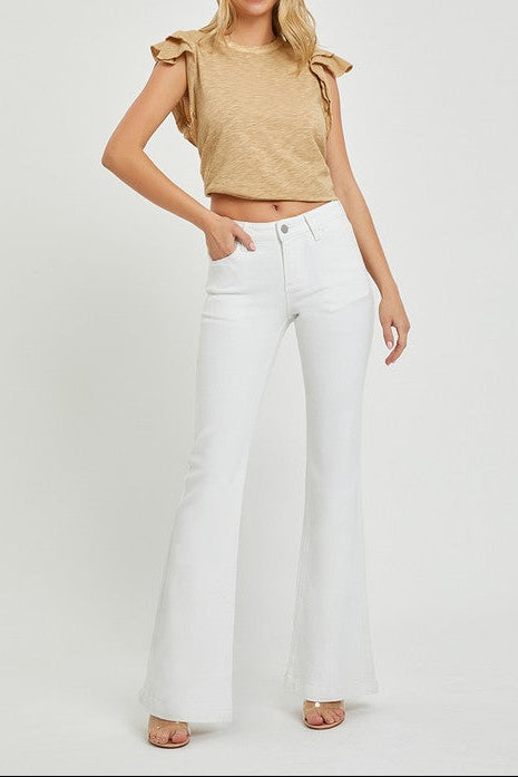 Tummy Control Low Rise Flare Jeans