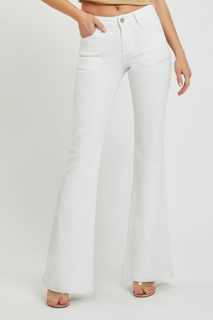 Tummy Control Low Rise Flare Jeans