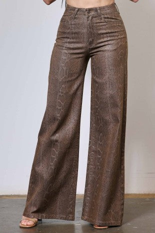 Python Print Wide Leg Jeans