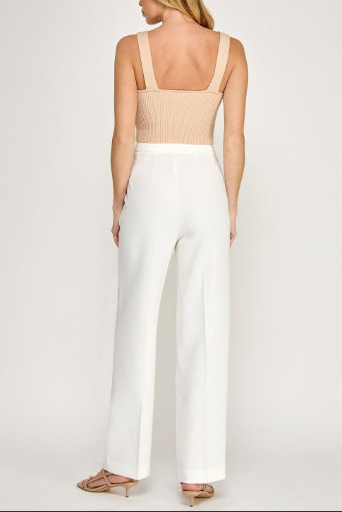 Solid Long Pants