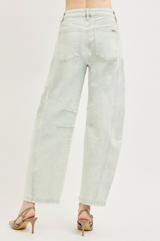 Slouchy Ankle Barrel Pants
