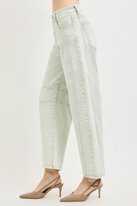 Slouchy Ankle Barrel Pants