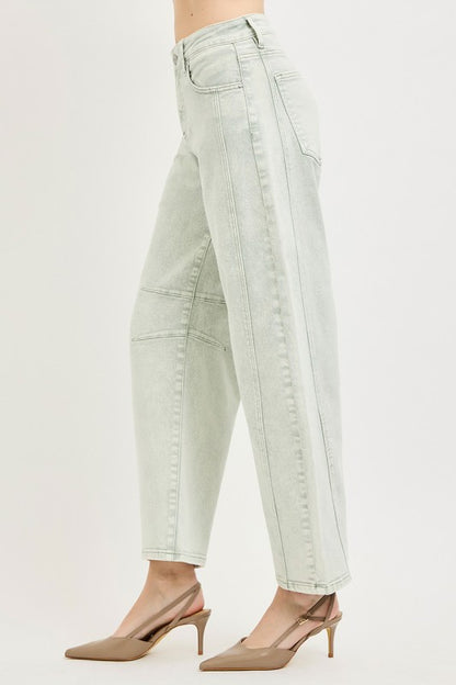 Slouchy Ankle Barrel Pants