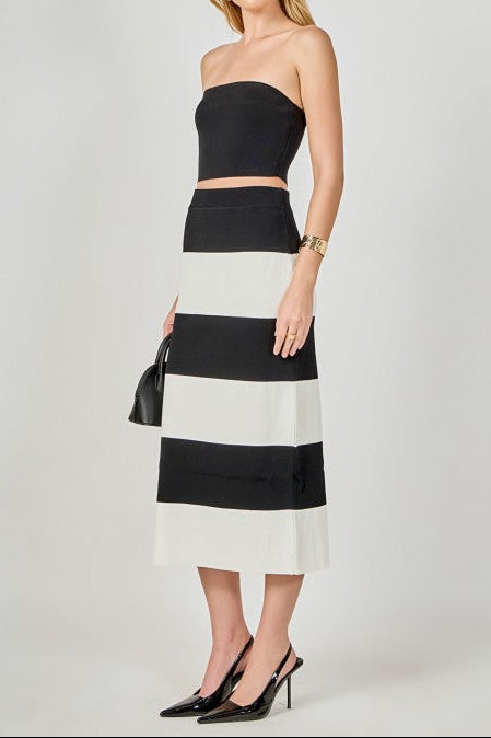 Tube Top And Maxi Skirt Set