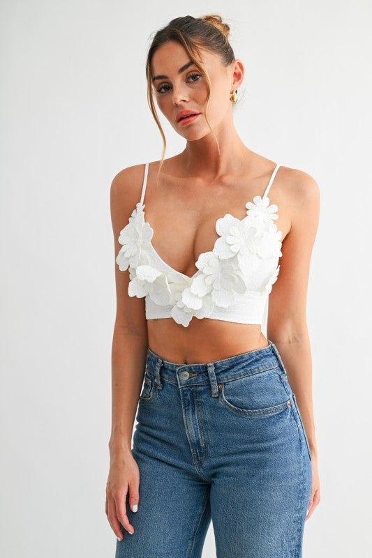 Bloom Petal Applique Top