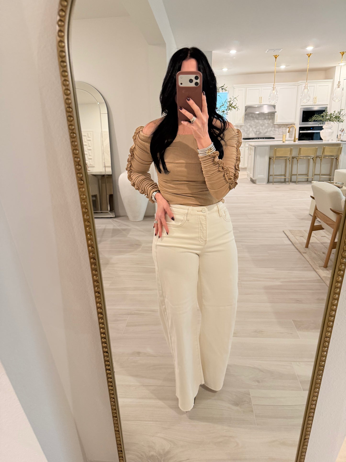 Off Shoulder Knit Top