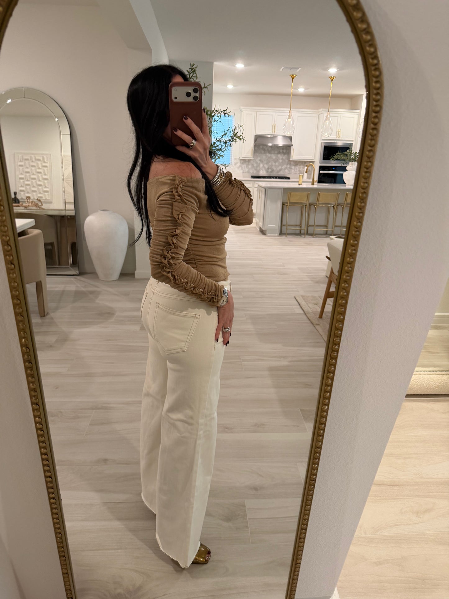 Off Shoulder Knit Top