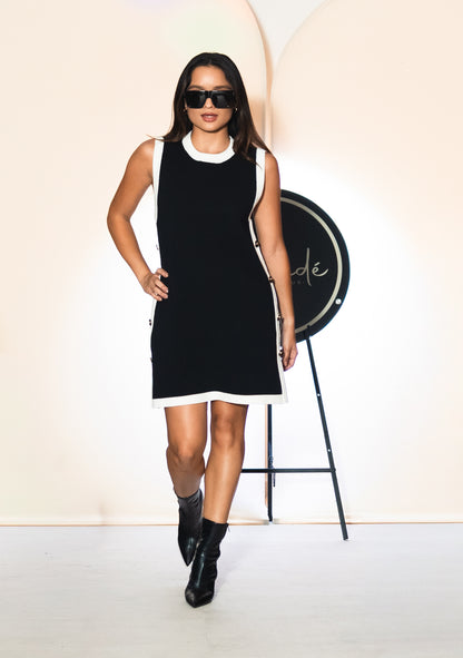 Knit Straight Mini Dress