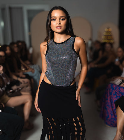 Sparkly Tulle Bodysuit