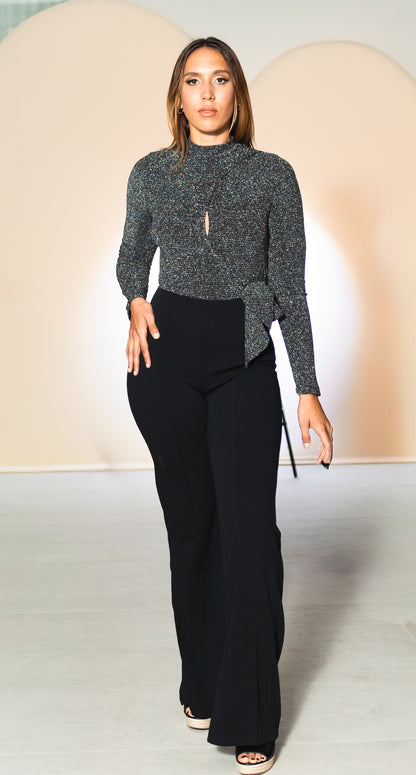 Half Moon Slit Jumpsuit