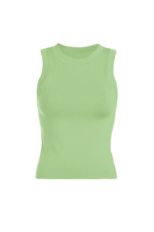 Smooth Thick Banded Tank (Multiple Colors)